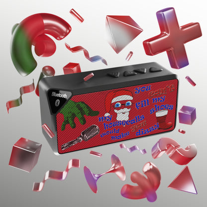 santa's shoes - Jabba Bluetooth Speaker (dark red)