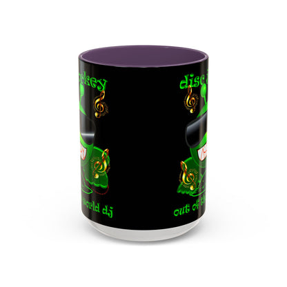 disc jockey - Accent Mug (black)