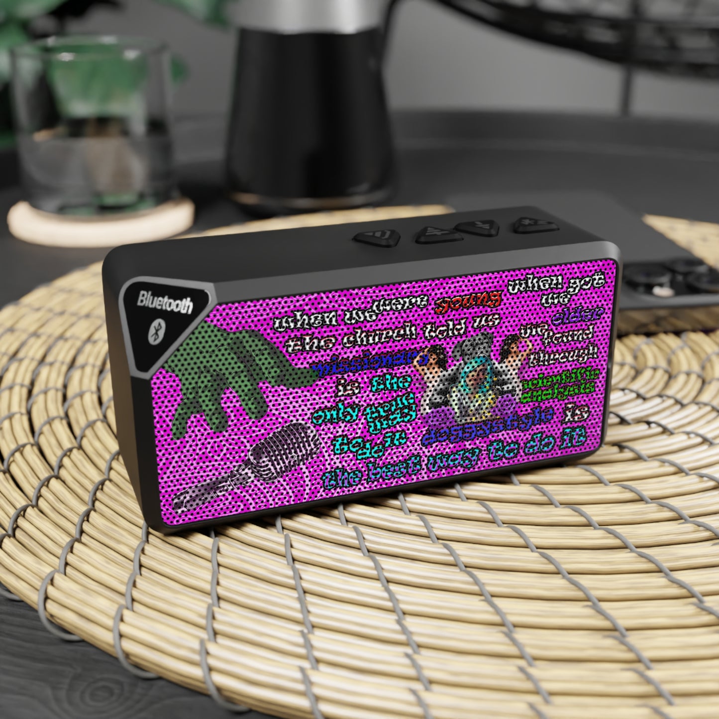 doggystyle - Jabba Bluetooth Speaker (pink swirl)