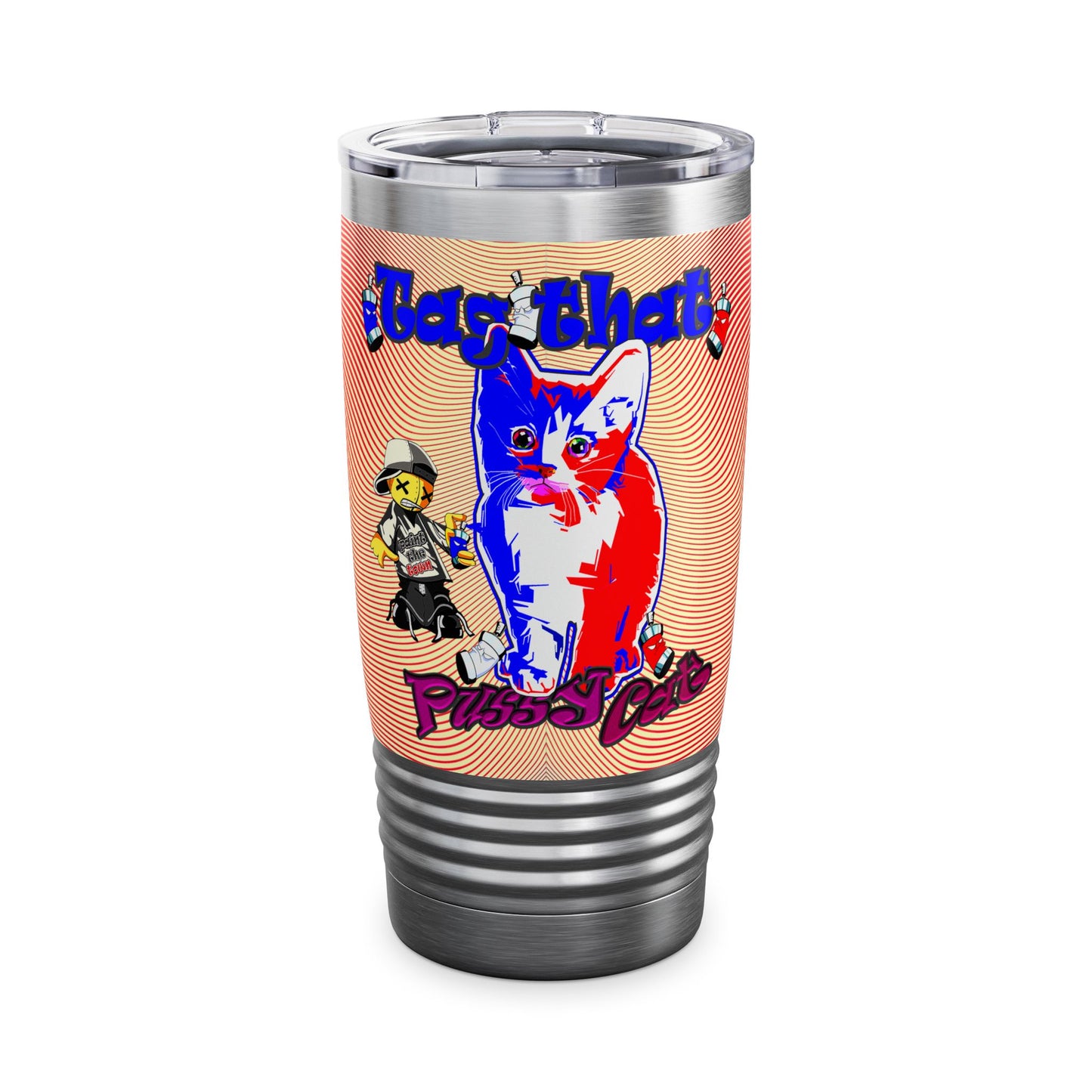 tag that - Ringneck Tumbler, 20oz (yellow-orange wave)