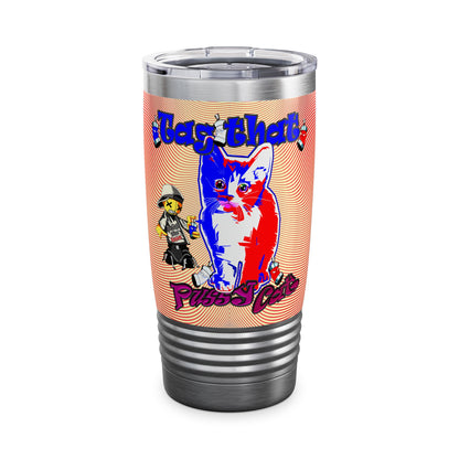 tag that - Ringneck Tumbler, 20oz (yellow-orange wave)