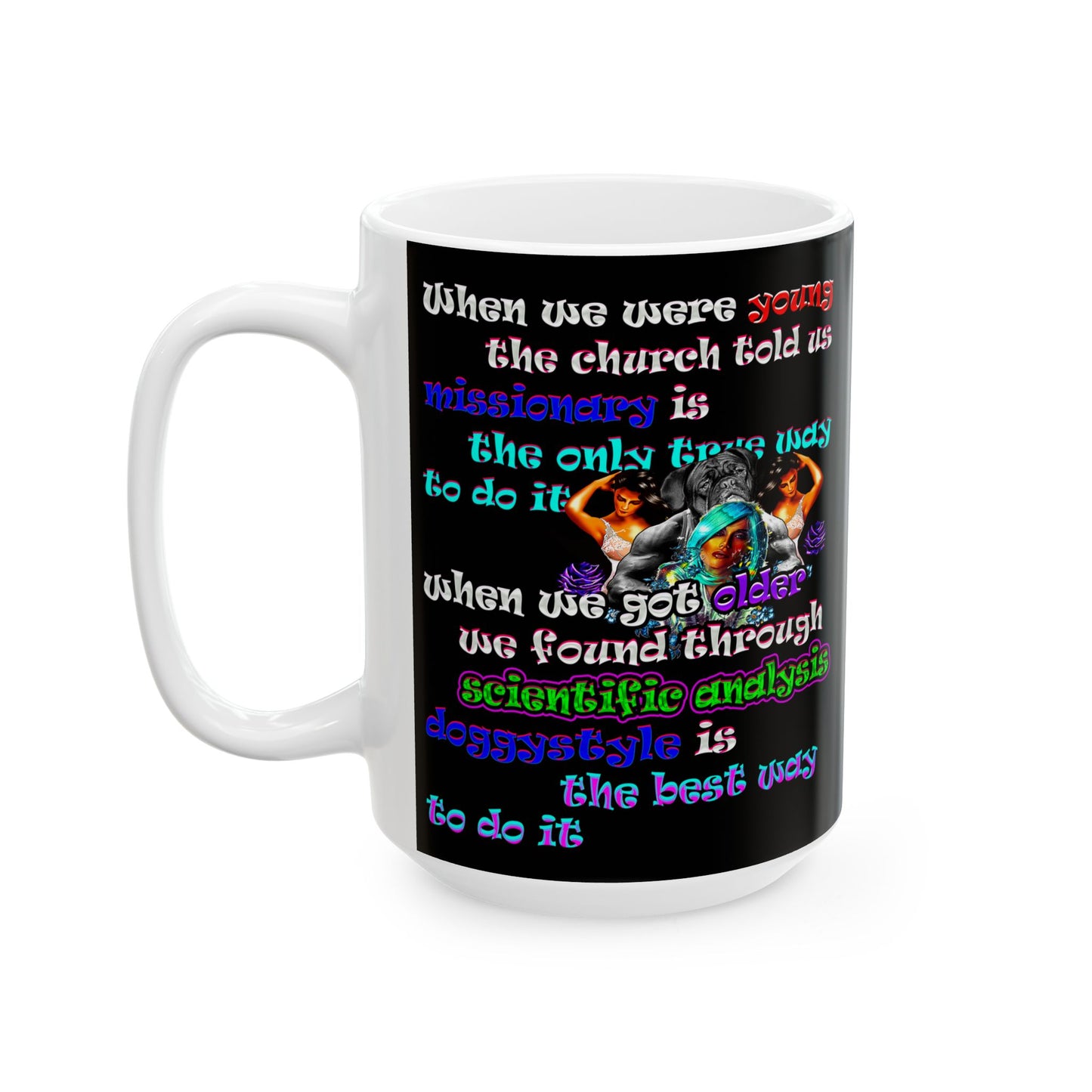 doggystyle - White Mug (black)