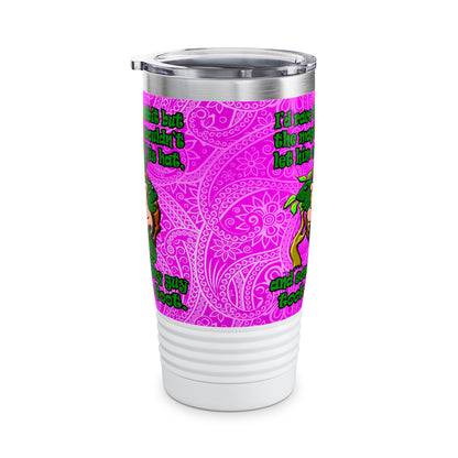 turtle race - Ringneck Tumbler, 20oz (pink swirl)