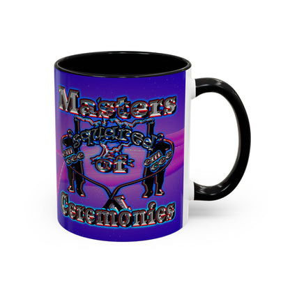 em cee squared - Accent Mug (purple-pink wave)