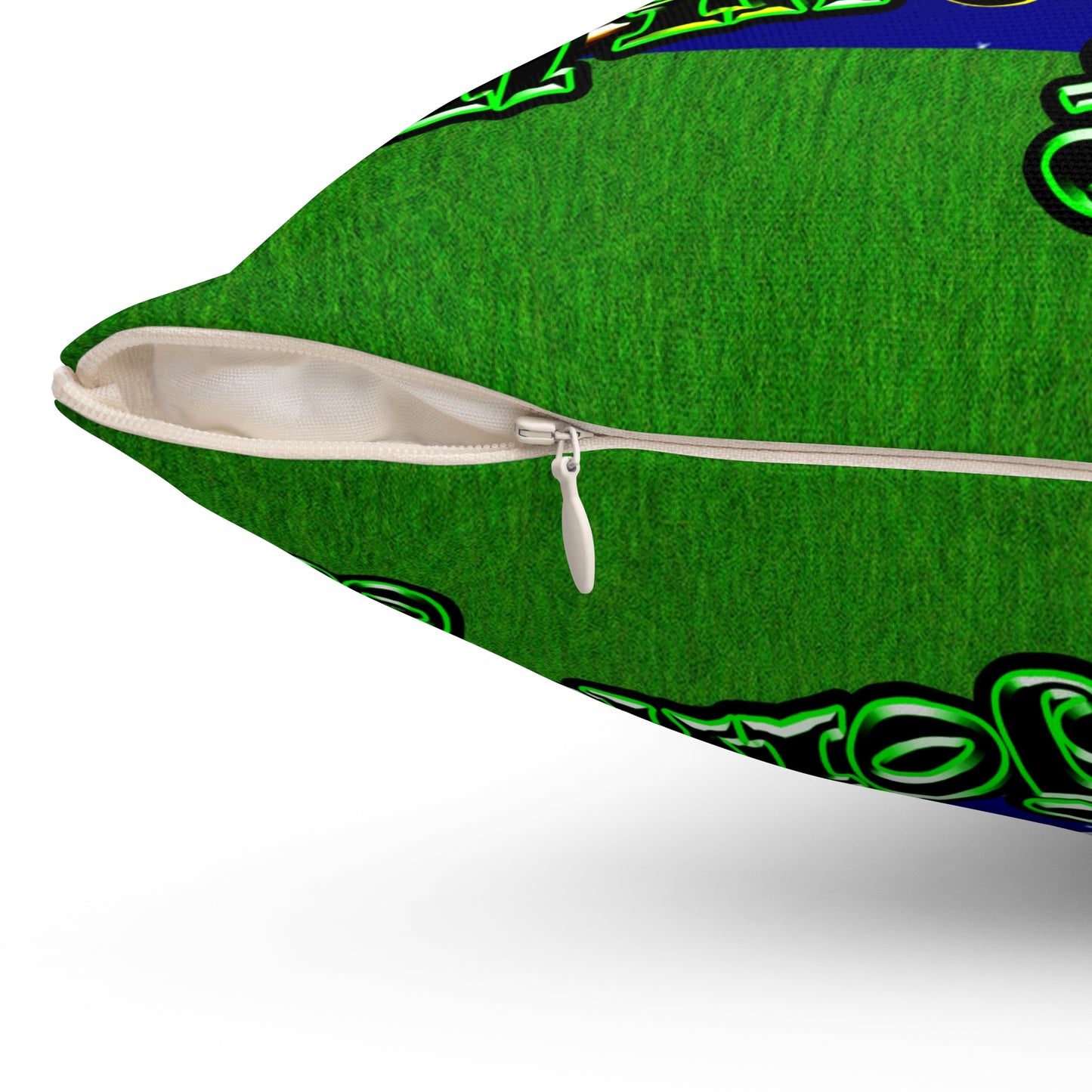 og - Spun Polyester Square Pillow - ('snoops' background)