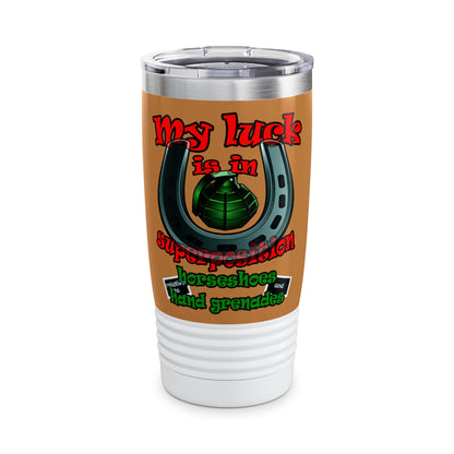 my luck - Ringneck Tumbler, 20oz (light brown)