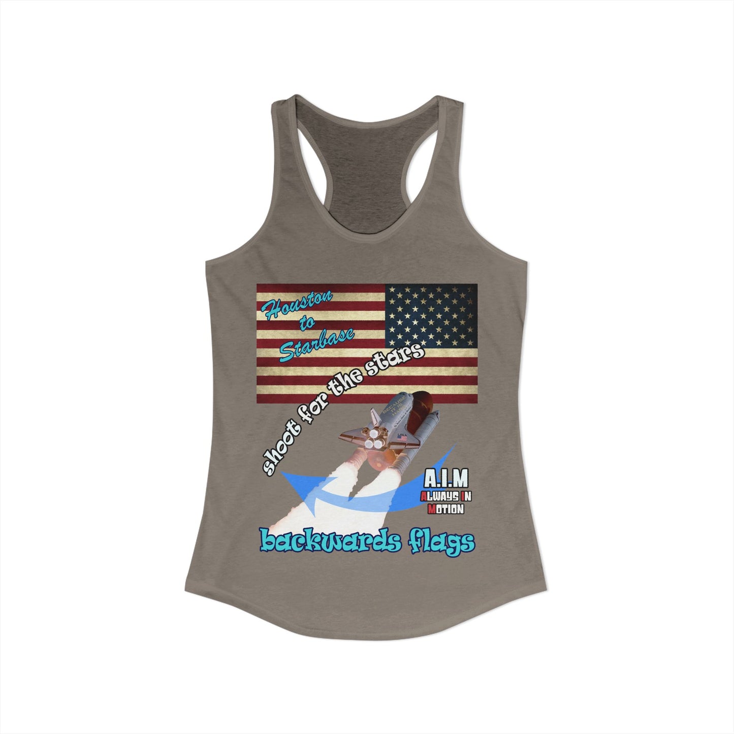 shoot for the stars - Women's Ideal Racerback Tank