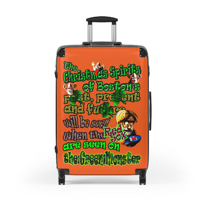 christmas spirits of boston - Suitcase (orange)