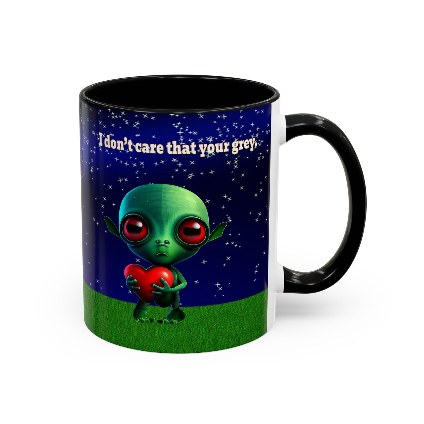 I don't care that your grey - Accent Mug ('snoops' background)