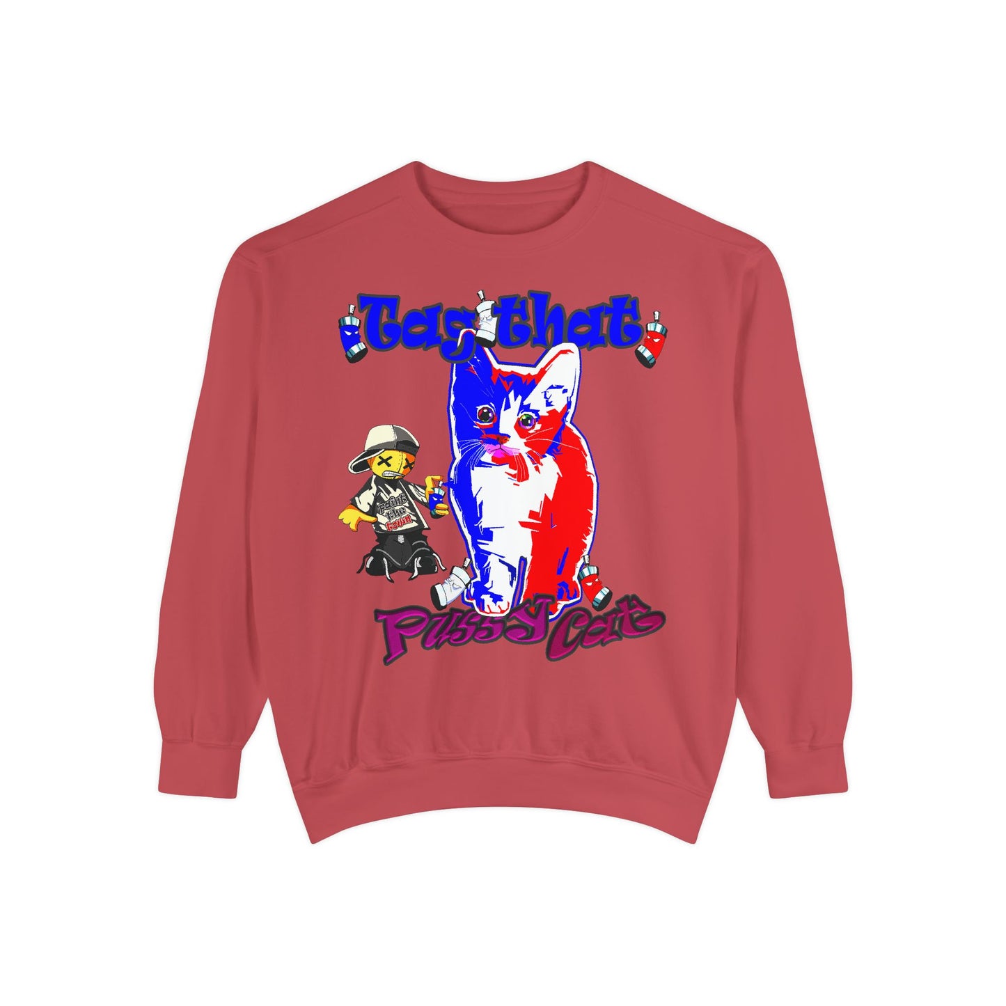 tag that - Unisex Garment-Dyed Sweatshirt