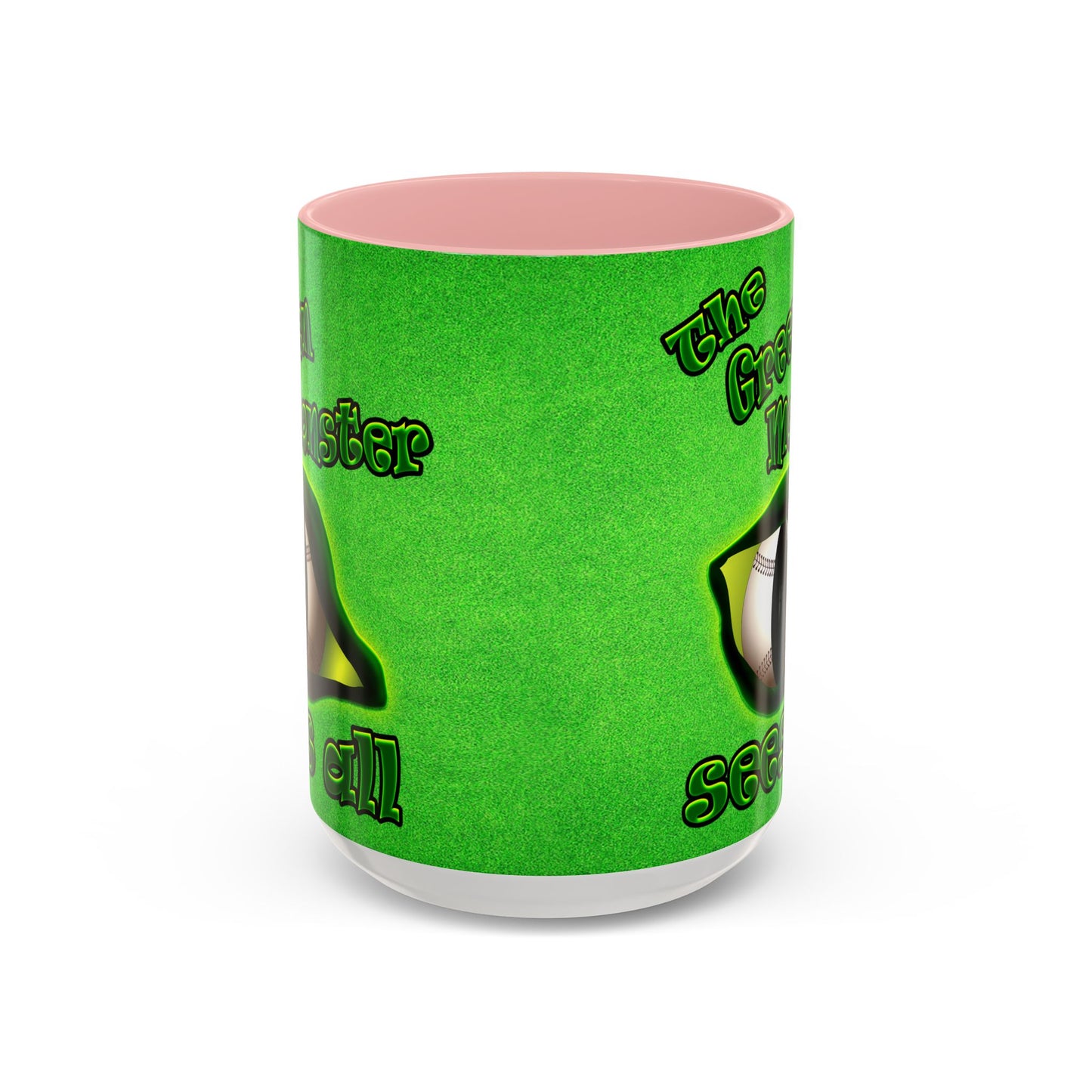 green monster - Accent Mug (green turf)