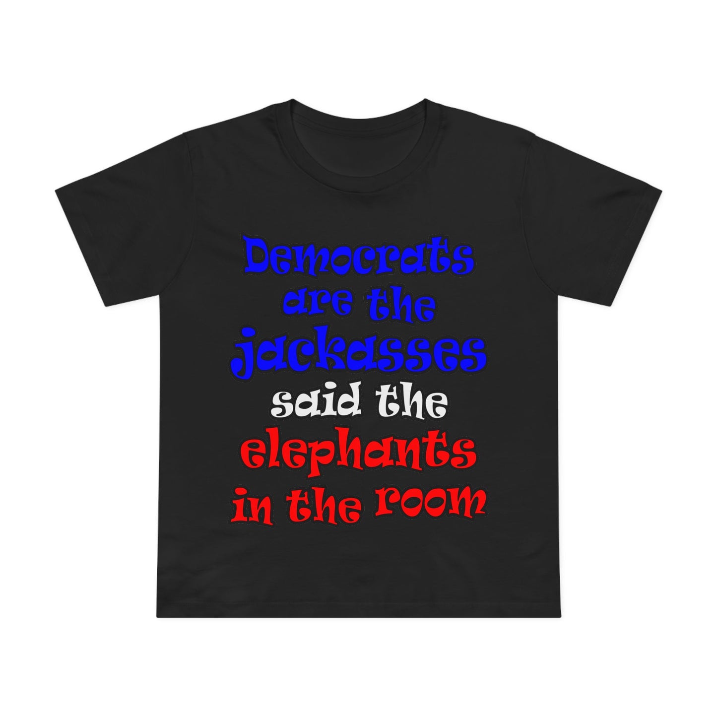 donkeys and elephants - Women’s Maple Tee