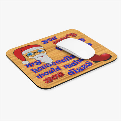 santa's shoes - Mouse Pad (Rectangle) (butterscotch wood finish)