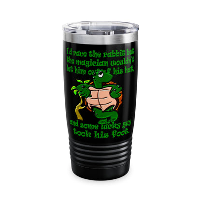 turtle race - Ringneck Tumbler, 20oz (black)