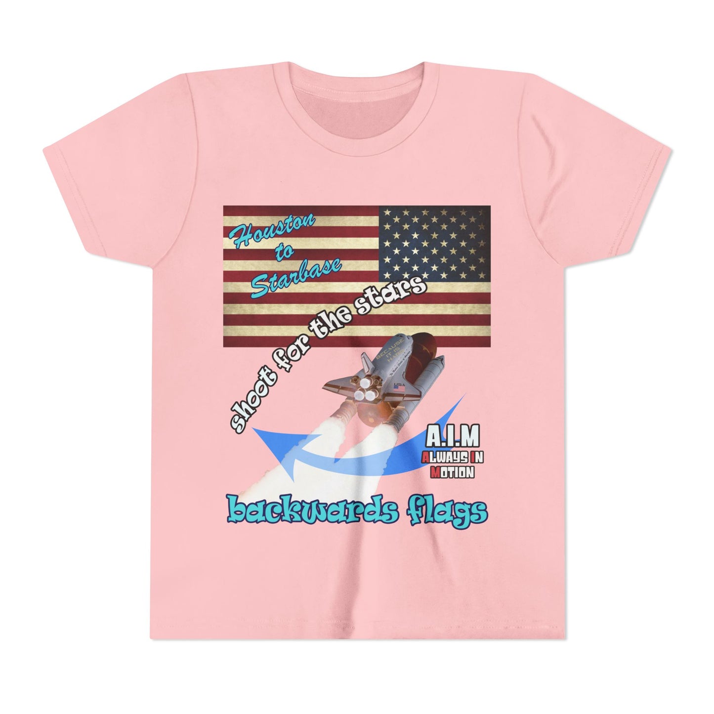 shoot for the stars - Youth Short Sleeve Tee