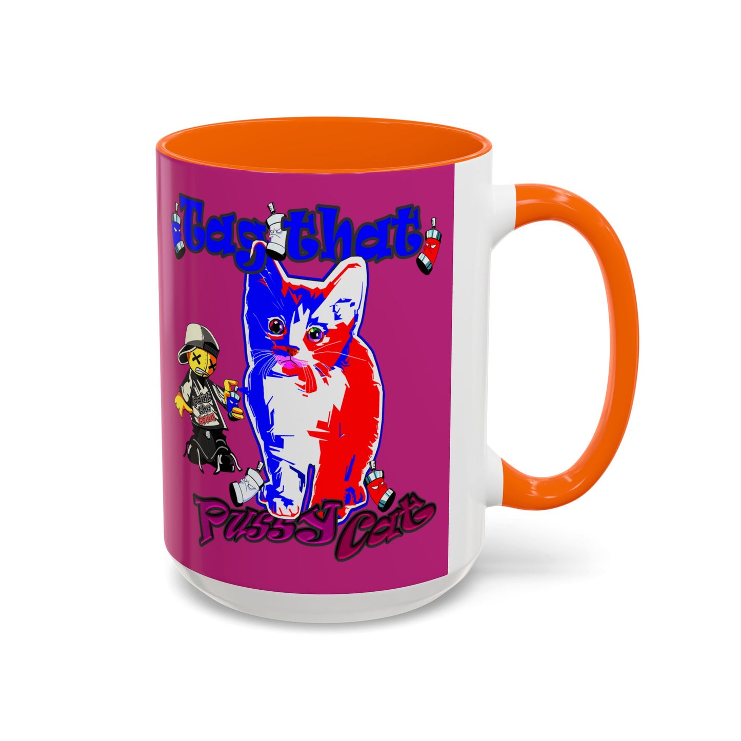 tag that - Accent Mug (pink)