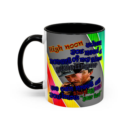 high noon - Accent Mug (rainbow split)