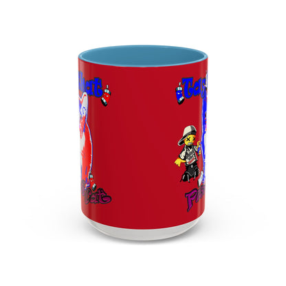 tag that - Accent Mug (dark red)