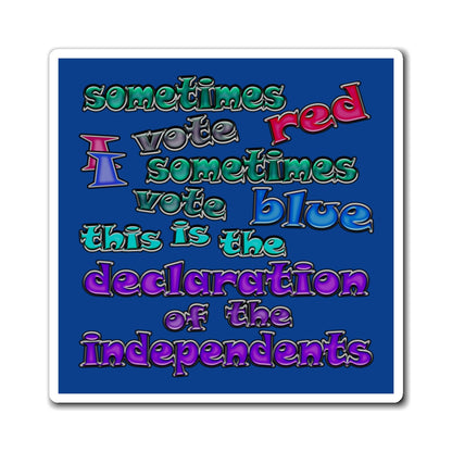 declaration of the independents - Magnets - (dark blue)