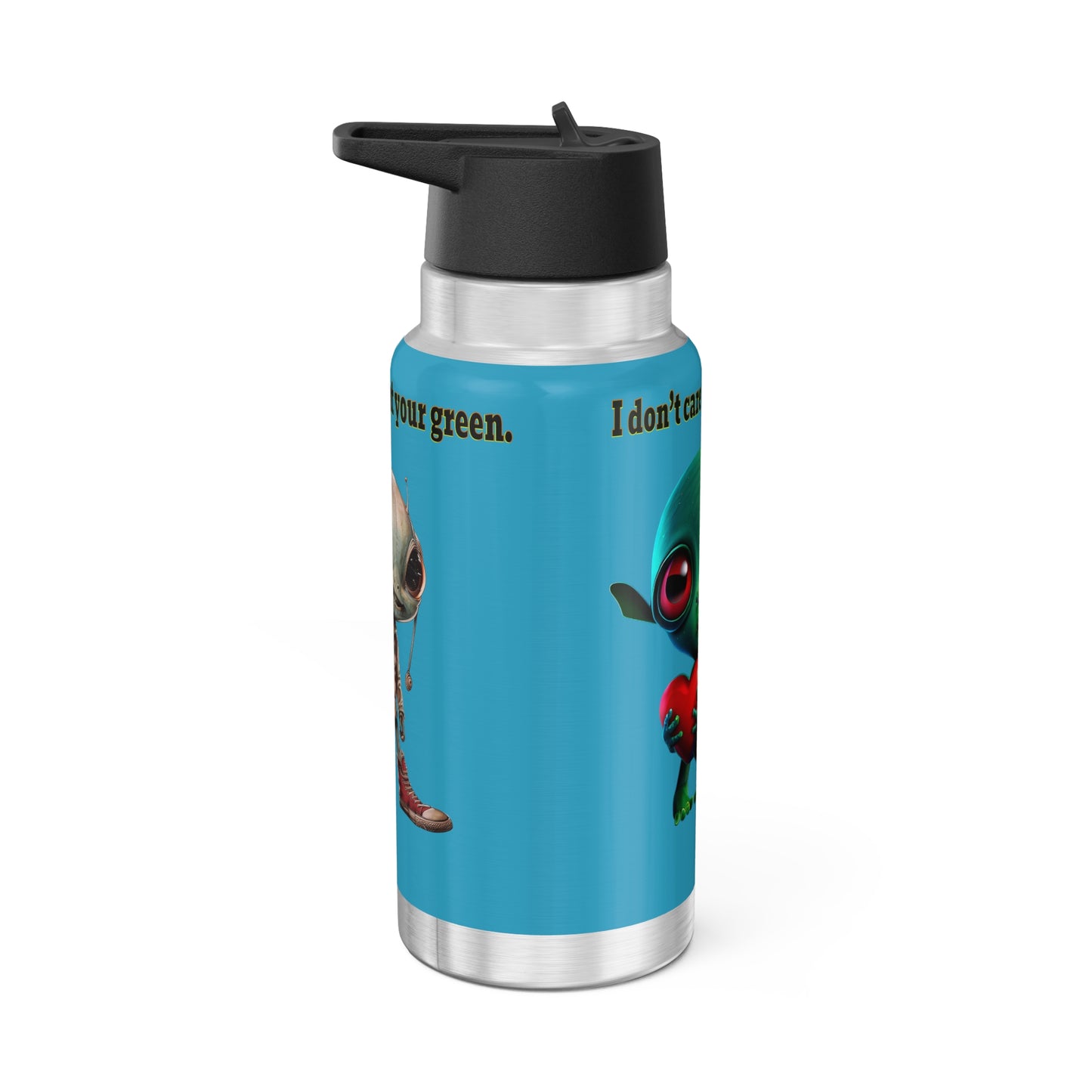 I don't care that your grey - Gator Tumbler, 32oz (turquoise)