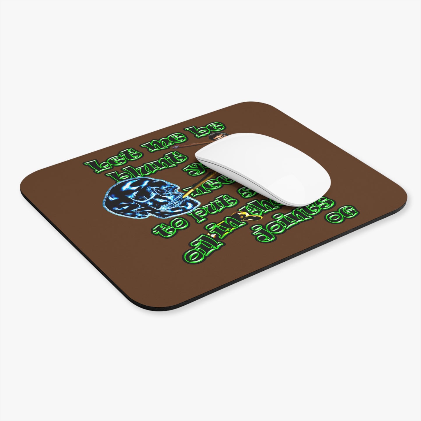 og - Mouse Pad (Rectangle) (brown)