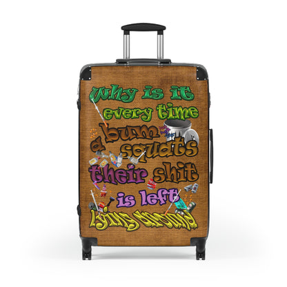 the bum's shit - Suitcase (brown papyrus)