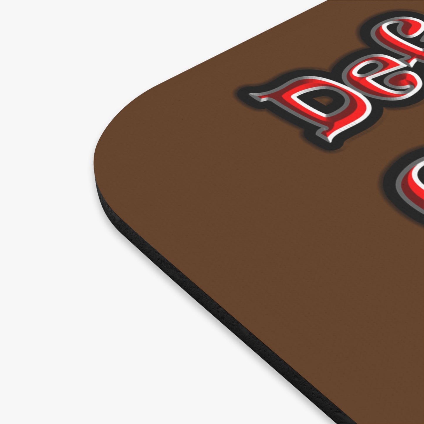 defy conquer reach - Mouse Pad (Rectangle) (brown)