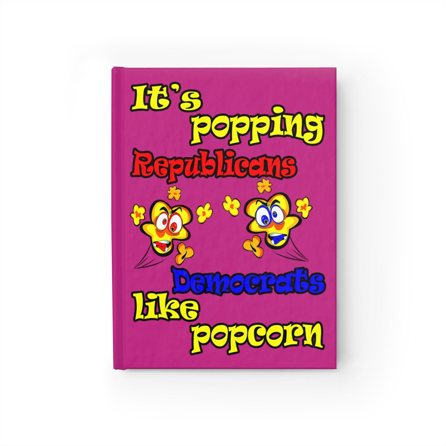 popping like popcorn - journal-blank (pink)