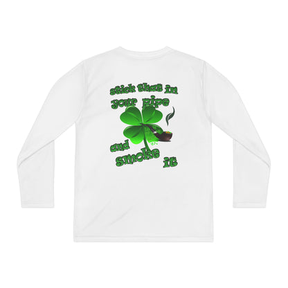 celtics logo - Youth Long Sleeve Competitor Tee