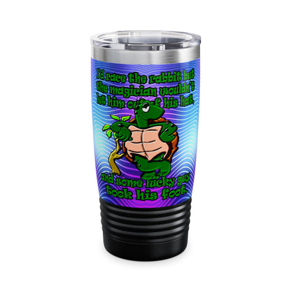 turtle race - Ringneck Tumbler, 20oz (purple wave)