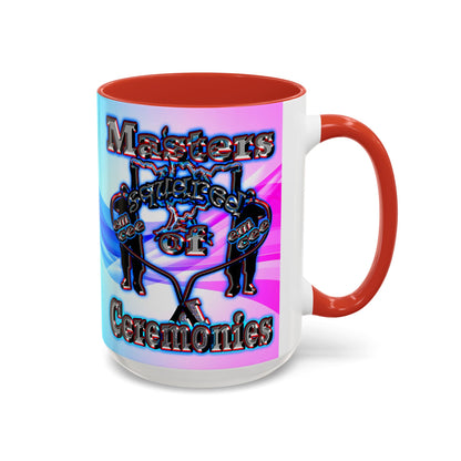 em cee squared - Accent Mug (light blue-pink wave)