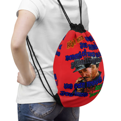 high noon - Drawstring Bag (red)