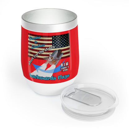 shoot for the stars - Chill Wine Tumbler (red)