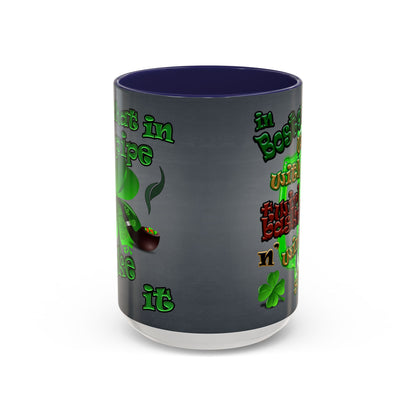 celtics logo - Accent Mug (grey-light grey)