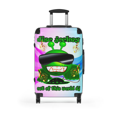 disc jockey - Suitcase (light blue-pink wave)
