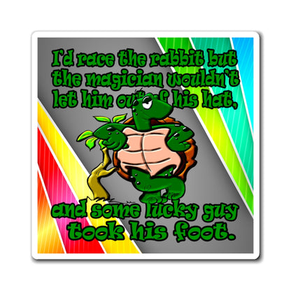 turtle race - Magnets - (rainbow split)