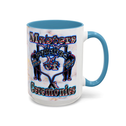 em cee squared - Accent Mug (white marble)