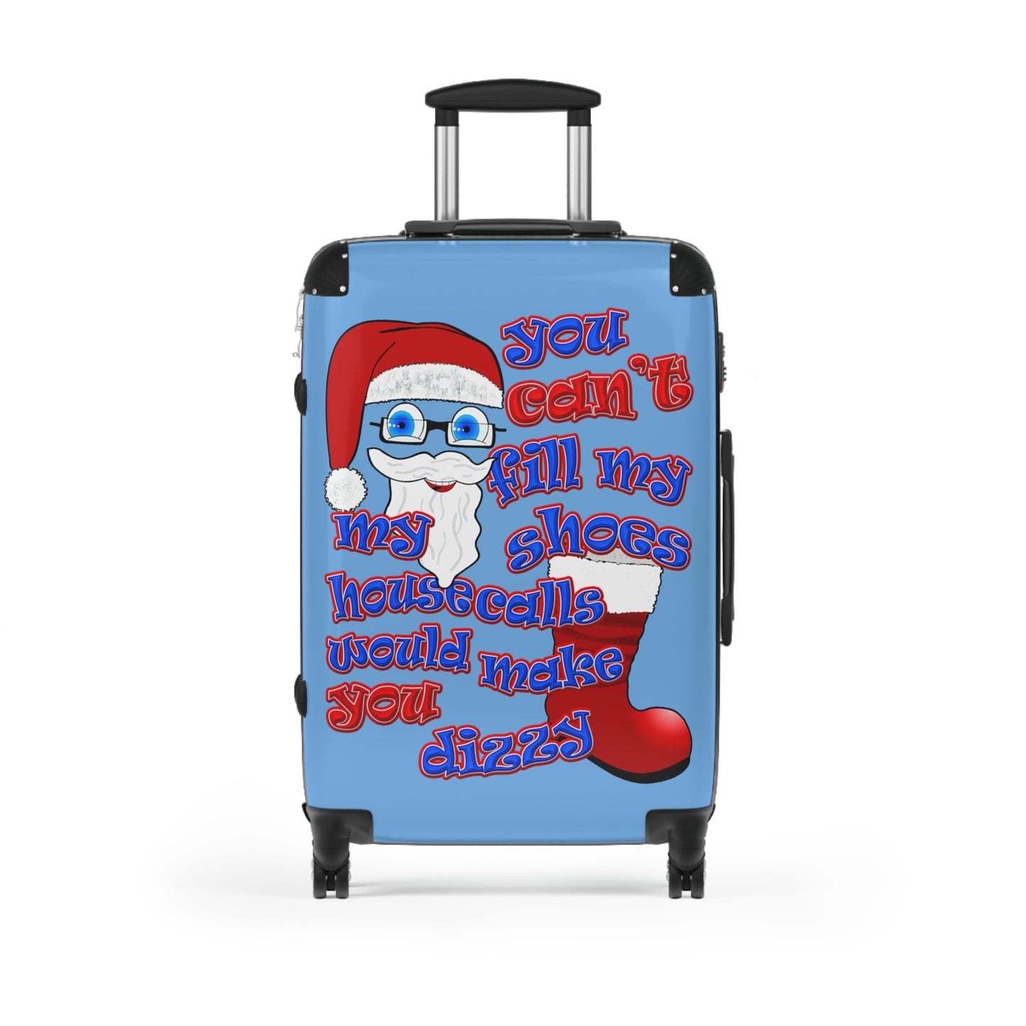 santa's shoes - Suitcase (light blue)
