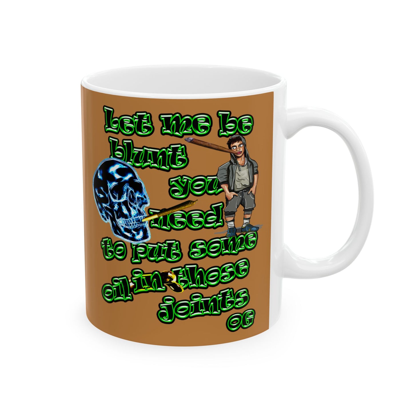 og - White Mug (light brown)
