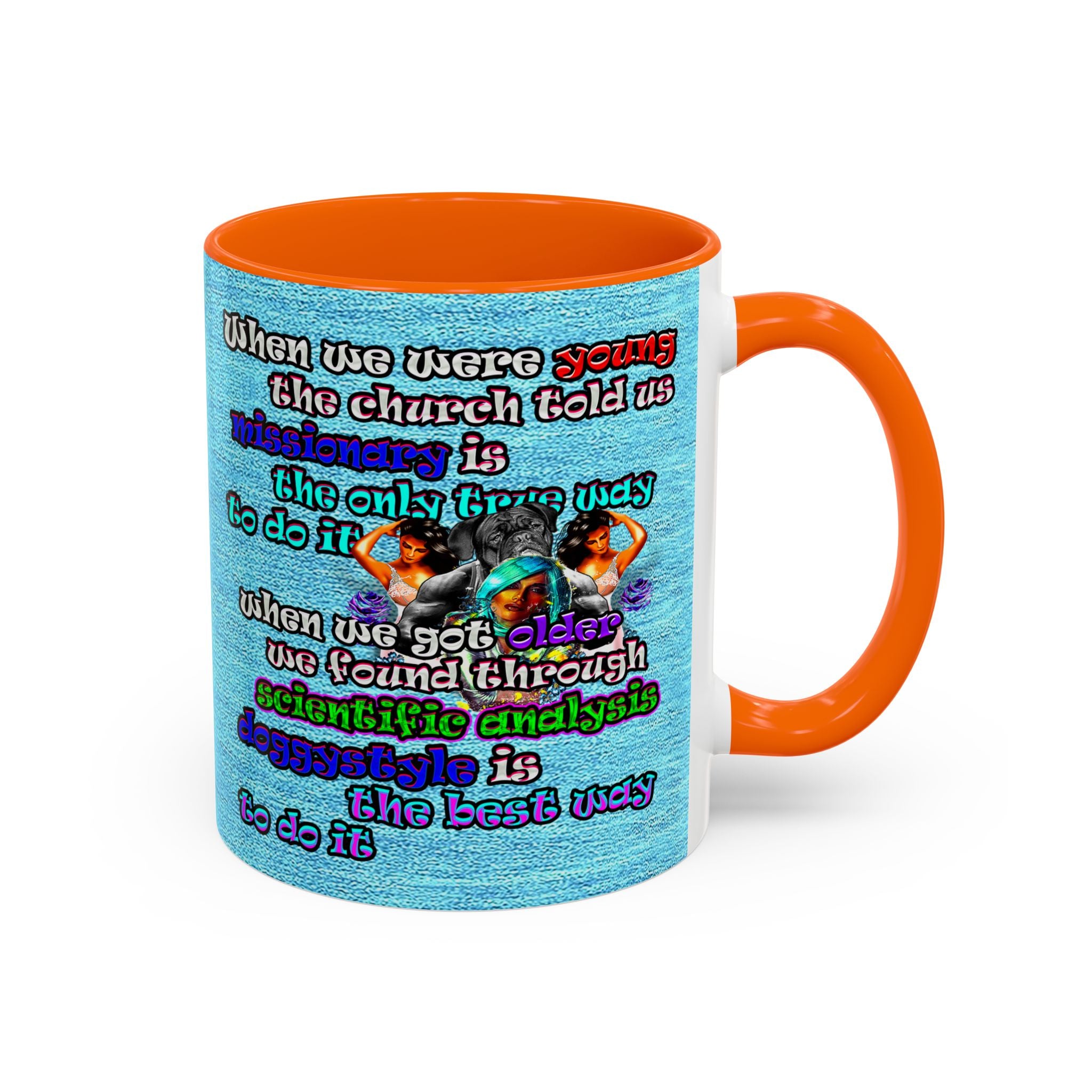 doggystyle - Accent Mug (faded blue)