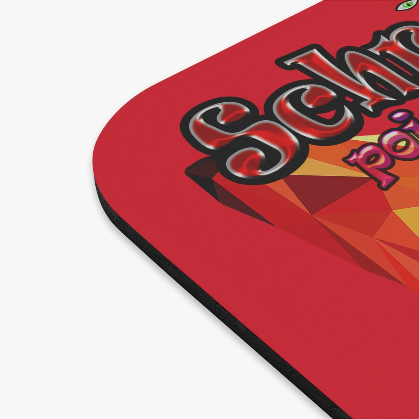 schrodinger's cat - Mouse Pad (Rectangle) (dark red)
