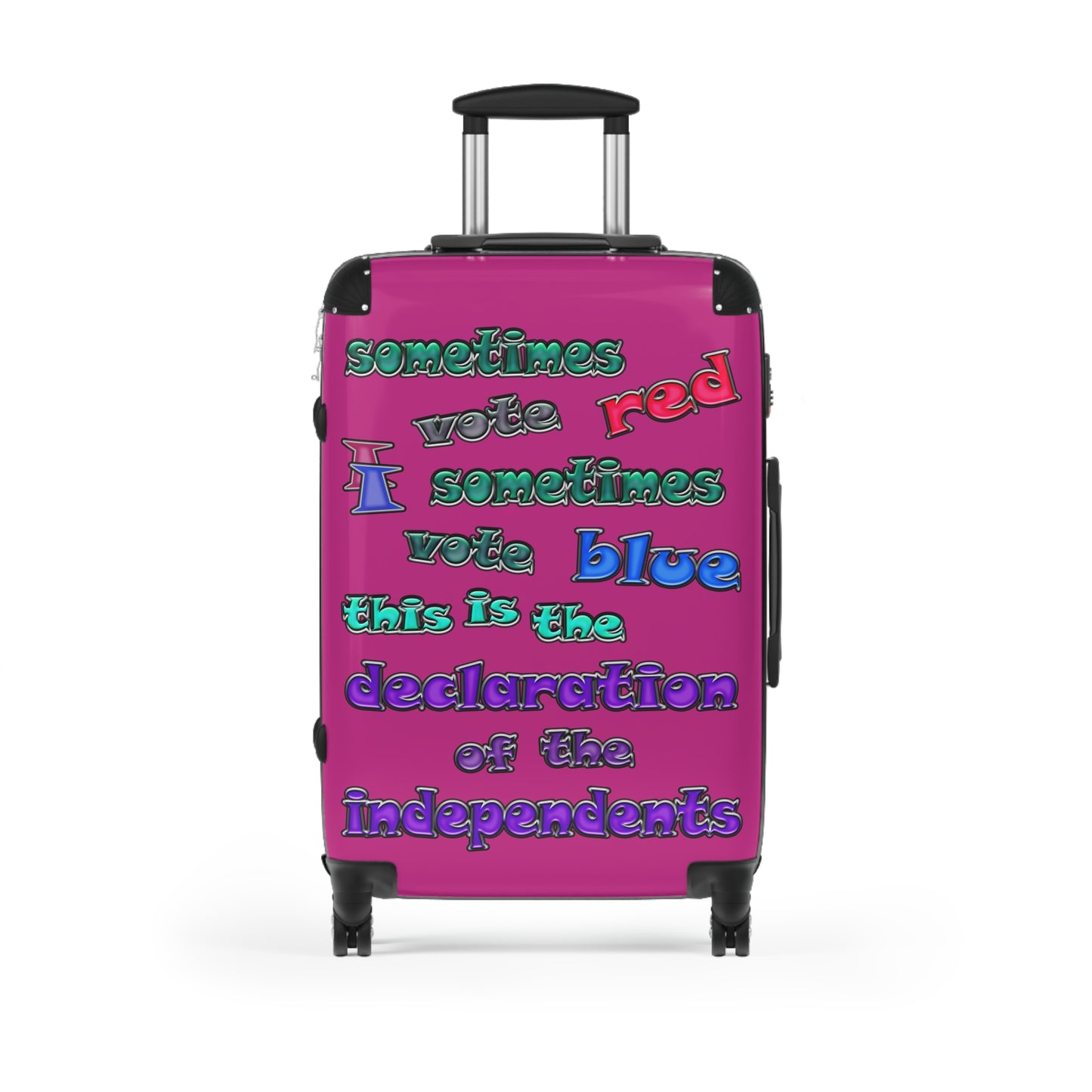 declaration of the independents - Suitcase (pink)