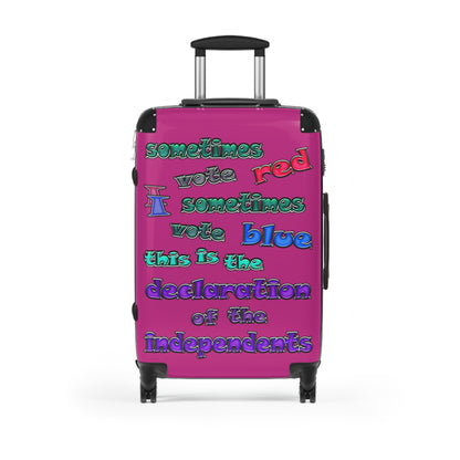 declaration of the independents - Suitcase (pink)