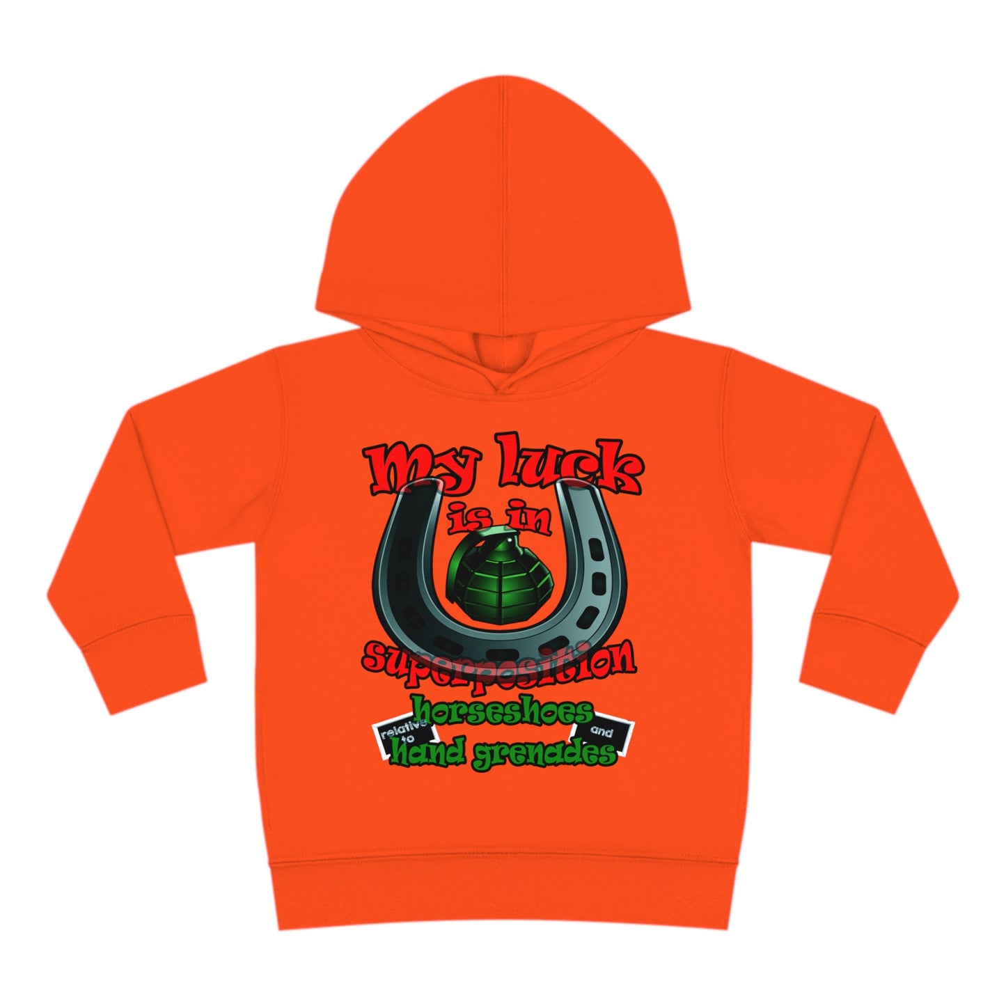 my luck - Toddler Pullover Fleece Hoodie