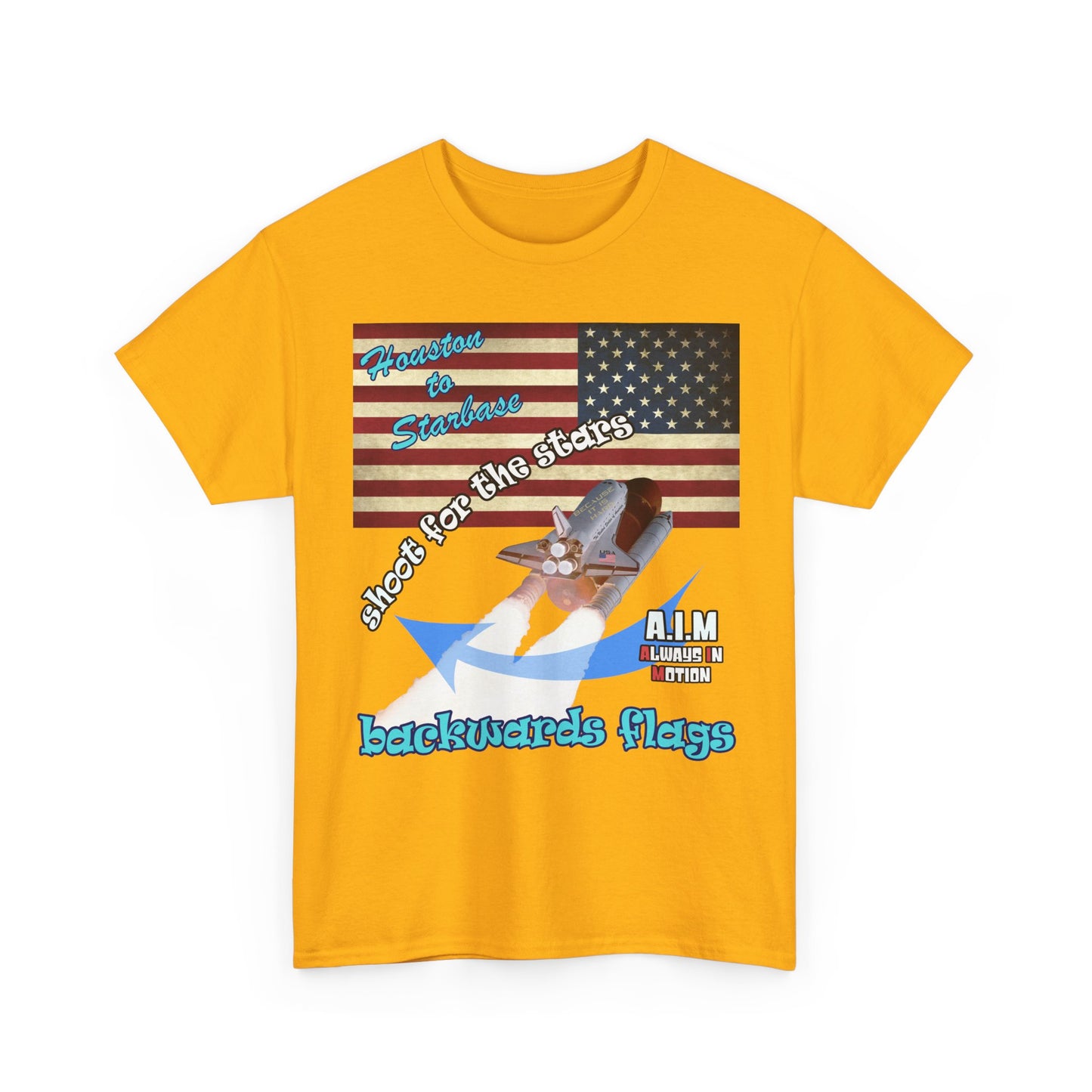 shoot for the stars - Unisex Heavy Cotton Tee