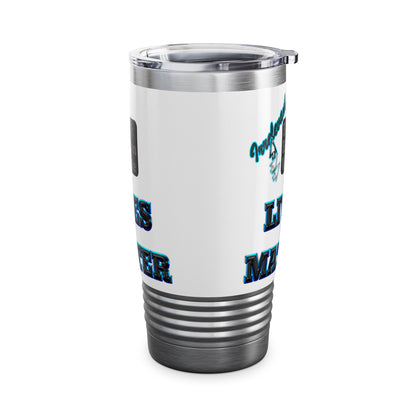 irrelevant - Ringneck Tumbler, 20oz (white)
