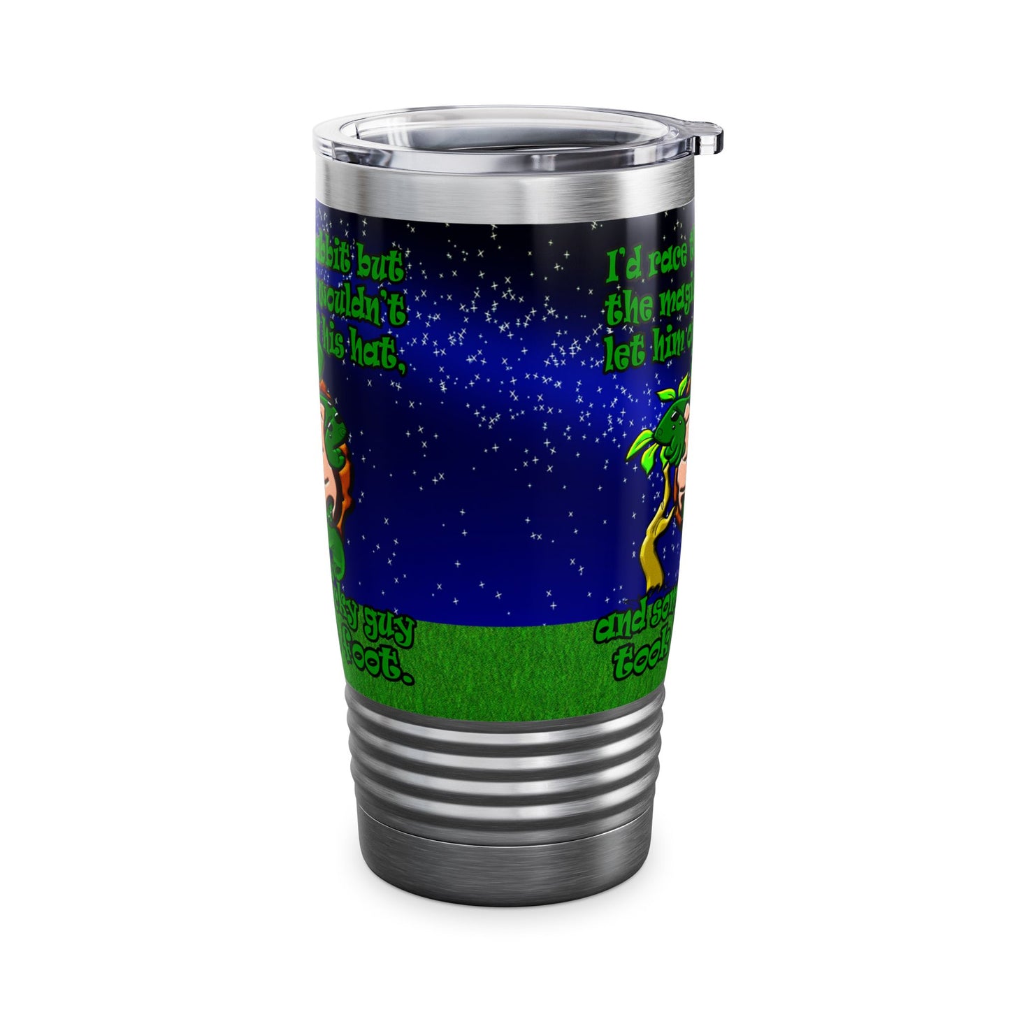 turtle race - Ringneck Tumbler, 20oz ('snoops' background)