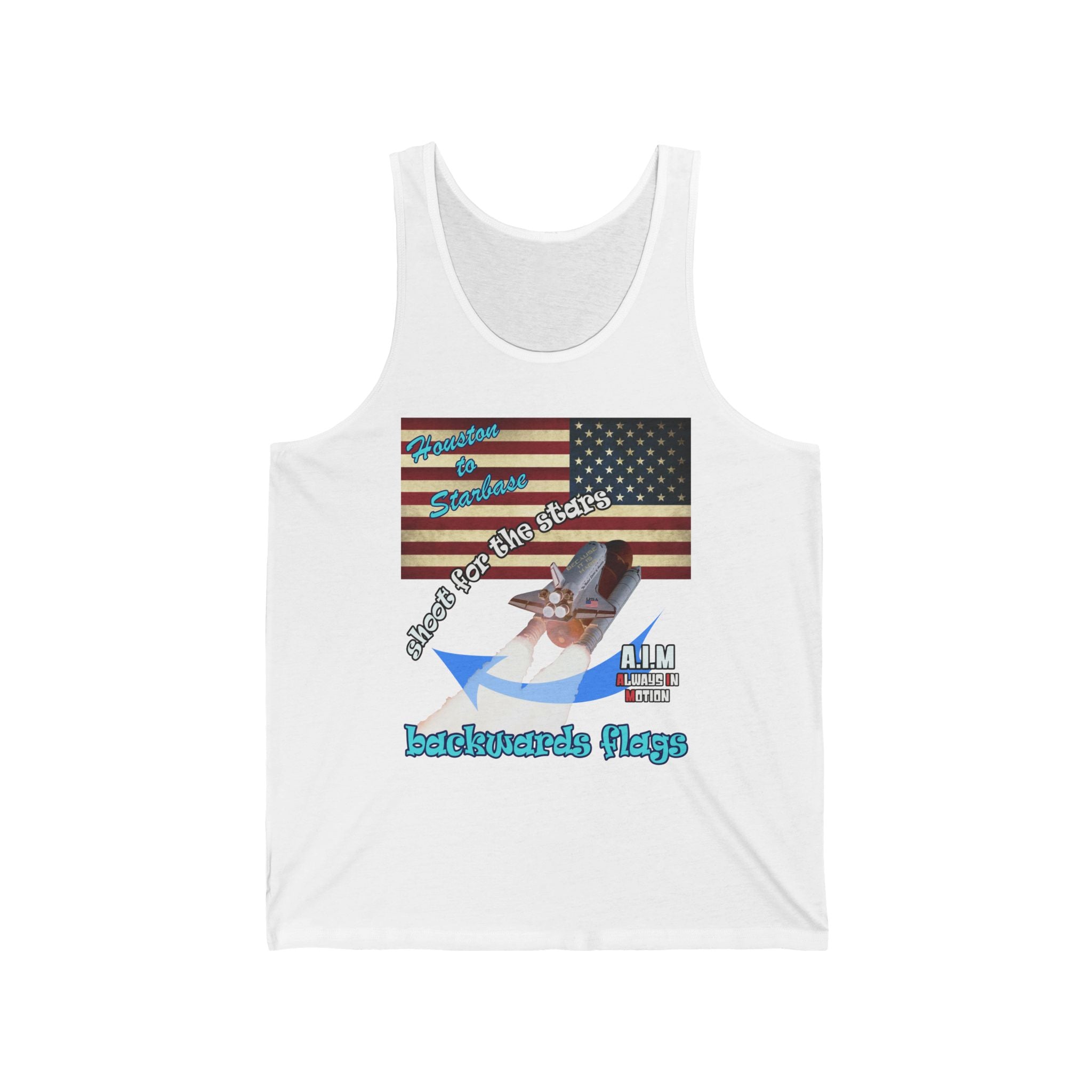 shoot for the stars - Unisex Jersey Tank