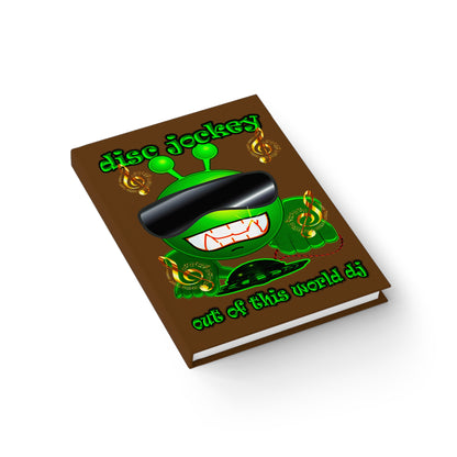 disc jockey - journal-lined (brown)