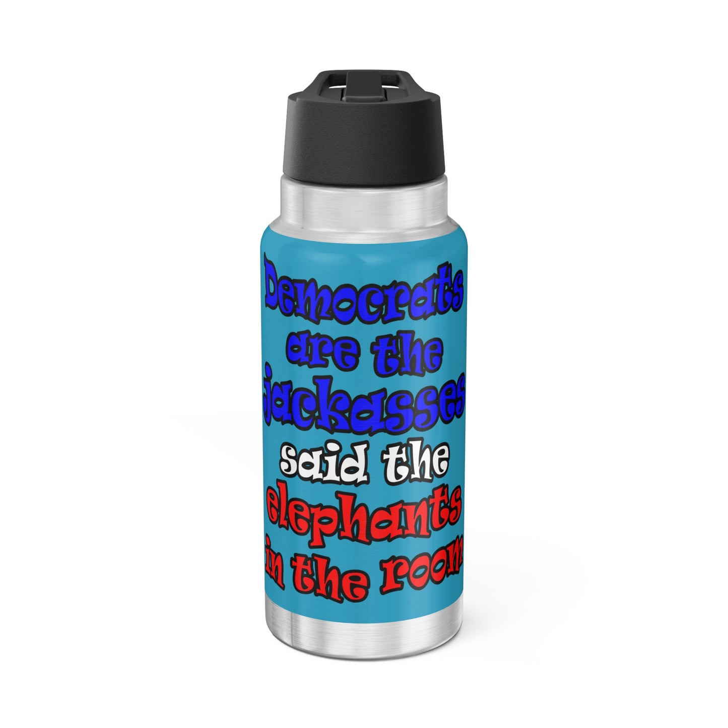 donkeys and elephants - Gator Tumbler, 32oz (turquoise)
